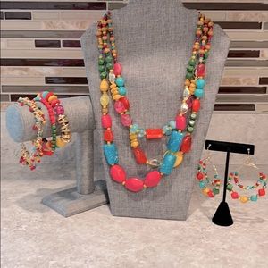 Necklace Bracelets & Earrings